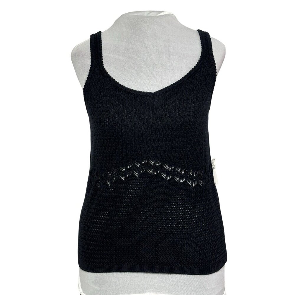 Old Navy Womens Black Sleeveless Knit Tank Top M